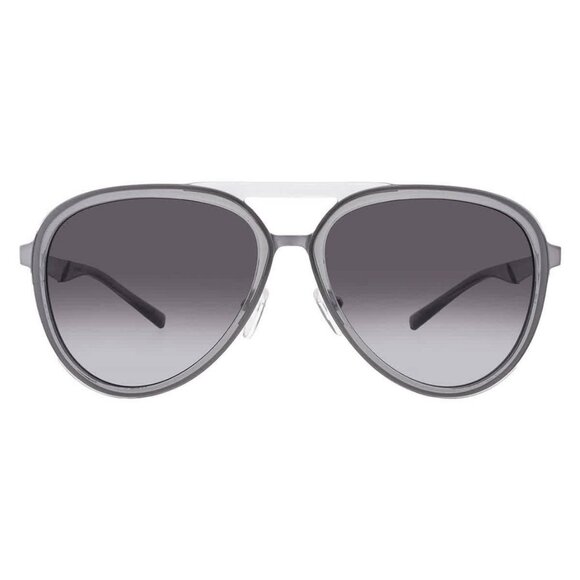 New Emporio Armani Grey Gradient Pilot Men's Sunglasses EA2145 33578G 59 Men S - Picture 1 of 5